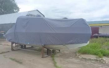 Тент на самодельный катер